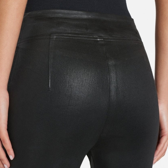 Frame Denim The Jet Set Skinny Crop Denim Noir Coated Black 30-34 (Frame 2) NWT - Picture 10 of 16